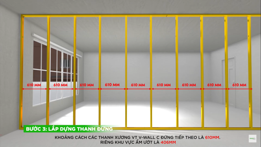 Báo giá thi công vách Cemboard 2 mặt