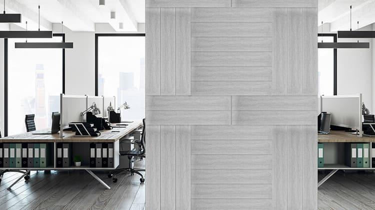 Mẫu vách ngăn văn phòng từ tấm xi măng DURAflex